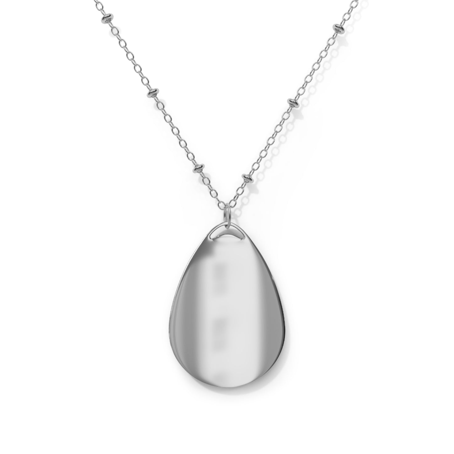 Your Own Gentle Yet Important Reminders Oval Necklace