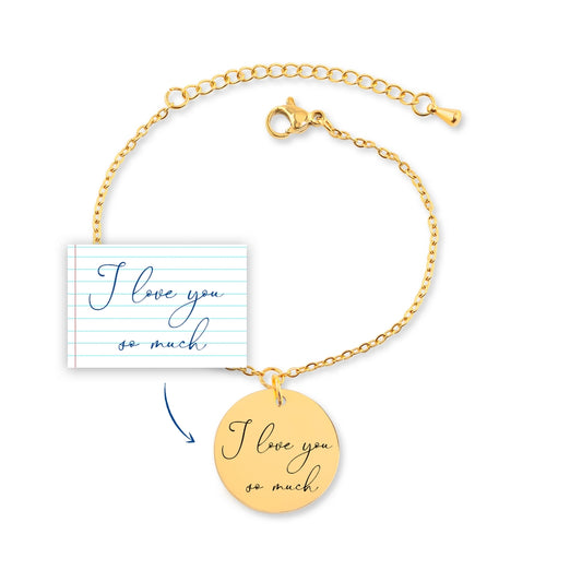 Your Own Personal Message Handwritten Bracelet