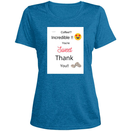 Women's,Teen Women's, Uplifting Coffee Lovers' Ladies' Performance Tee