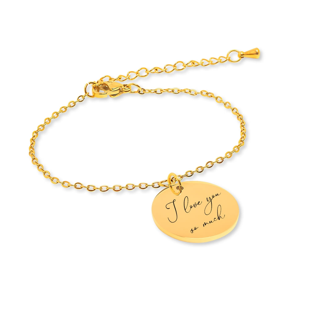 Your Own Personal Message Handwritten Bracelet