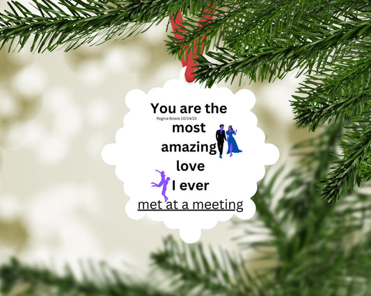 "You are My Best Love." Anytime of The Year Snowflake Lover's Window Ornament